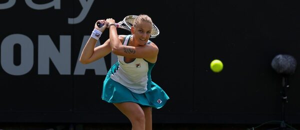 Tenis, WTA, Karolína Plíšková na turnaji v Eastbourne, Rothesay International, tráva