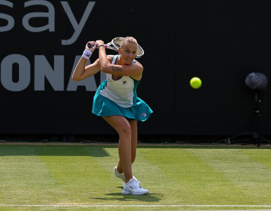 Tenis, WTA, Karolína Plíšková na turnaji v Eastbourne, Rothesay International, tráva