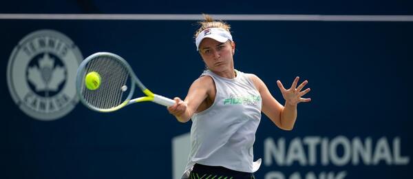 Tenis, WTA, Barbora Krejčíková na turnaji v Torontu, National Bank Open, Kanada