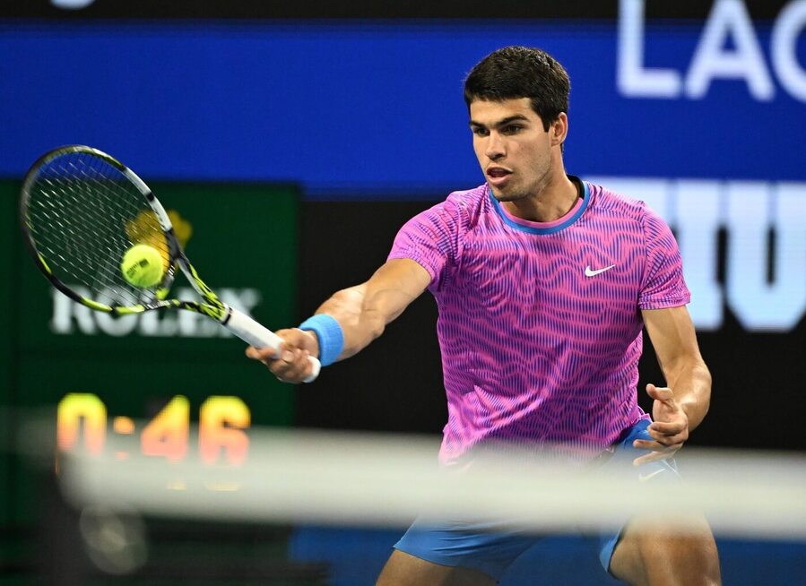 Tenis, ATP, Carlos Alcaraz na turnaji v Miami, Florida, USA