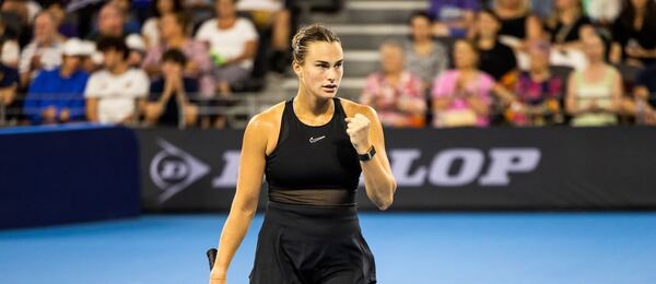 Tenis, WTA, Aryna Sabalenka během turnaje v Brisbane, Austrálie