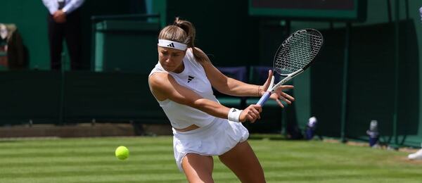 Tenis, WTA, Karolína Muchová během Wimbledonu v Londýně
