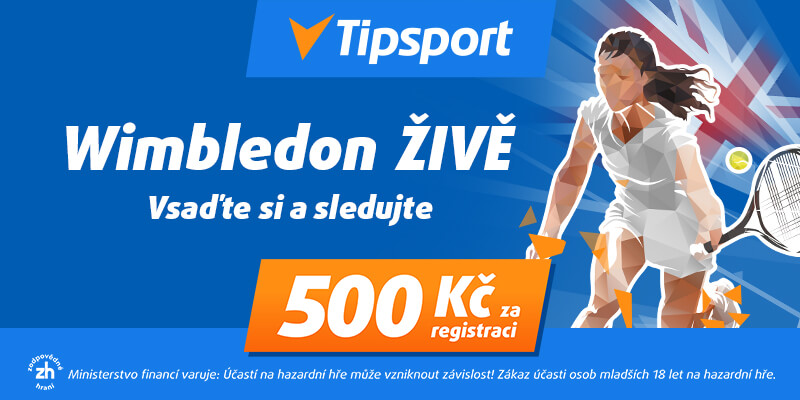 Wimbledon 2024 živě na TV Tipsport - vsaďte si a sledujte online