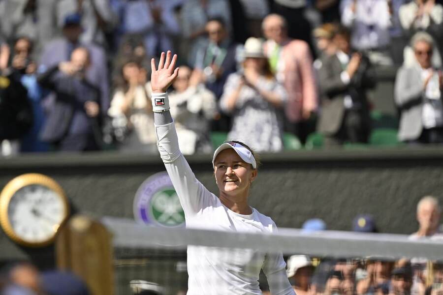 Tenis, WTA, Barbora Krejčíková po vyhraném Wimbledonu, All England Club, grandslam