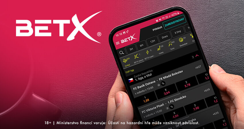 BetX - kurzové sázky na tenis a bonus k registraci online