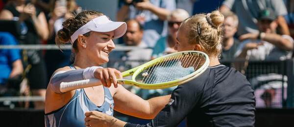 Tenis, WTA, Barbora Krejčíková a Kateřina Siniaková na turnaji v Praze, Prague Open