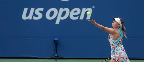 Tenis, WTA, Linda Fruhvirtová během grandslamu US Open v New Yorku