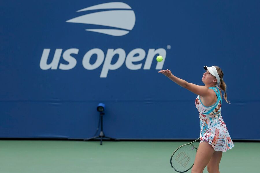 Tenis, WTA, Linda Fruhvirtová během grandslamu US Open v New Yorku