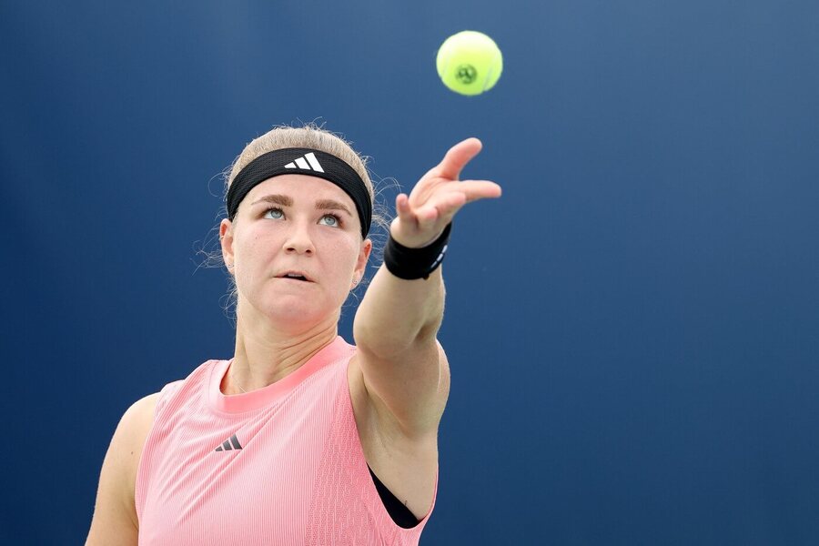 Tenis, WTA, Karolína Muchová během turnaje v Cincinnati, Ohio, USA