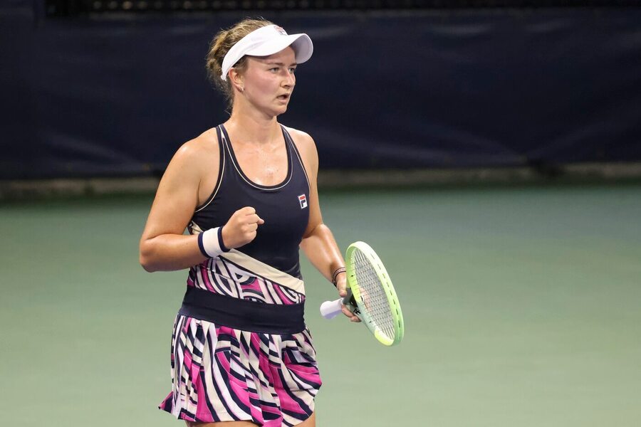 Barbora Krejčíková na US Open 2023