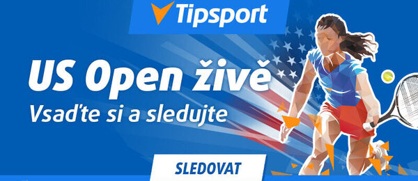 US Open živě - sledujte přímé přenosy na TV Tipsport