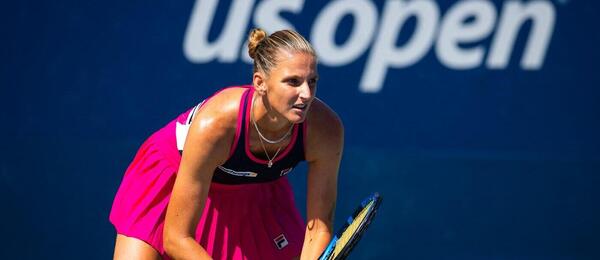 Tenis, WTA, Karolína Plíšková během turnaje US Open, grandslam, New York, USA