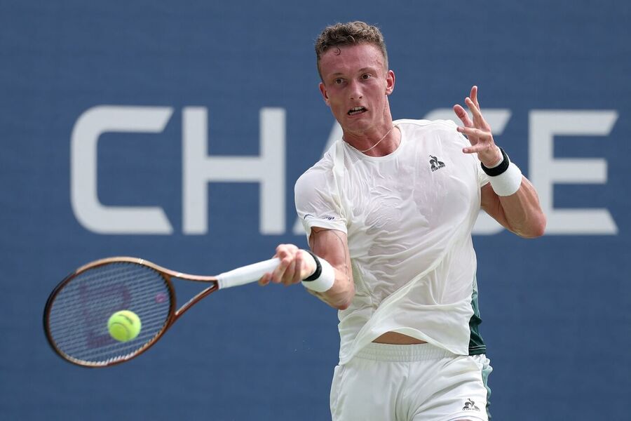 Tenis, ATP, Jiří Lehečka během US Open, grandslam, New York, USA