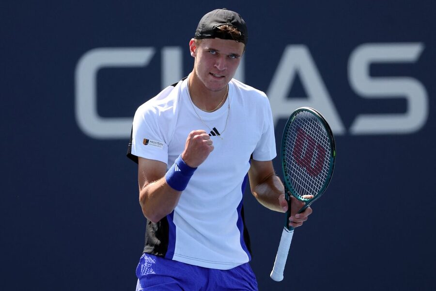 Tenis, ATP, Jakub Menšík na grandslamu US Open, New York, USA