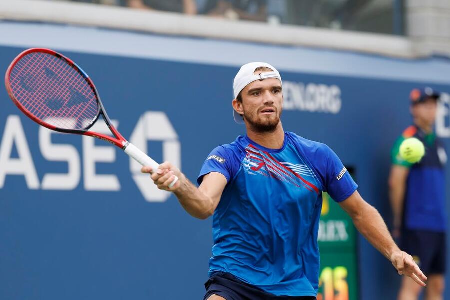 Tenis, ATP, Tomáš Macháč na grandslamu US Open, New York, USA