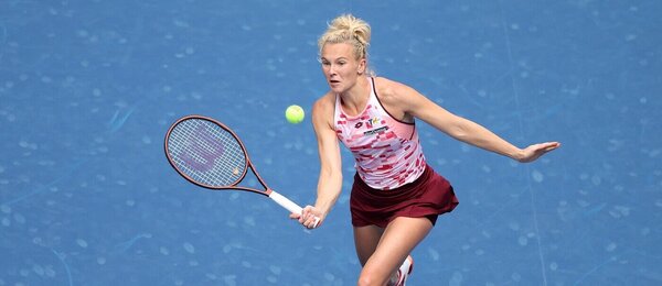 Tenis, WTA, Kateřina Siniaková během US Open, grandslam, New York