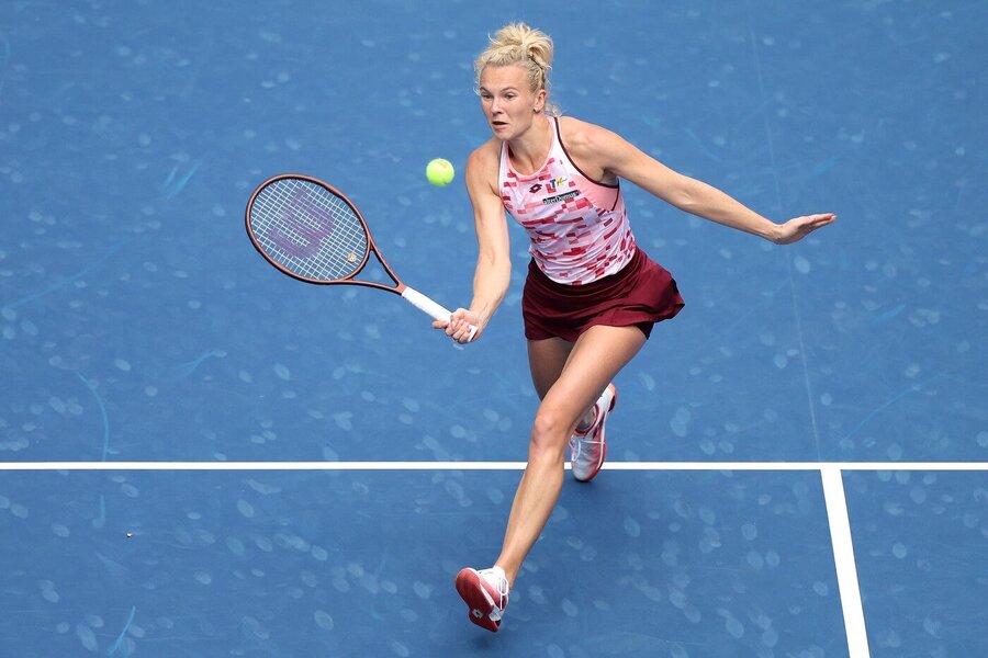 Tenis, WTA, Kateřina Siniaková během US Open, grandslam, New York