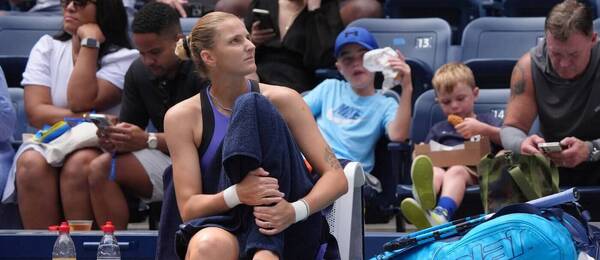 Tenis, WTA, Karolína Plíšková se zranila ve druhém kole US Open, grandslam, New York