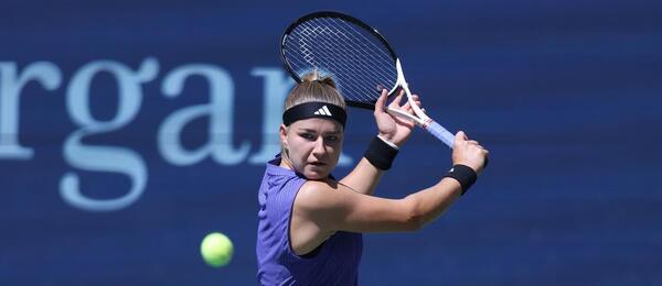 Tenis, WTA, Karolína Muchová během čtvrtfinále US Open, grandslam, New York