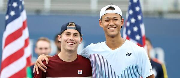 Tenis, ATP, Maxim Mrva a Rei Sakamoto vyhráli juniorské US Open ve čtyřhře