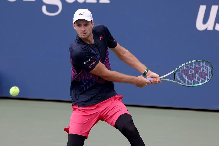 Tenis, ATP, Hubert Hurkacz na grandslamu US Open, New York, USA