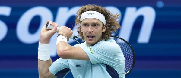 Tenis, ATP, Andrey Rublev během US Open, New York, grandslam