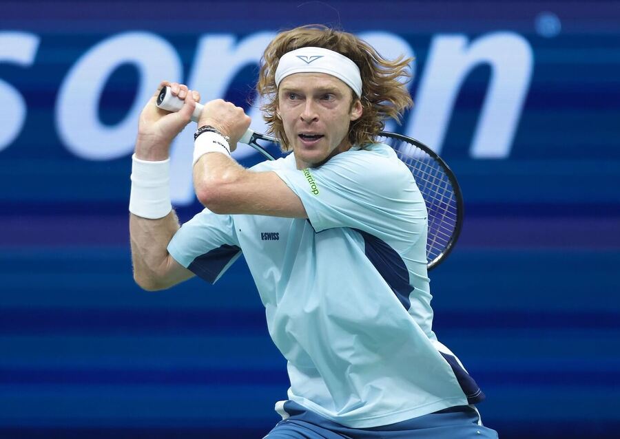 Tenis, ATP, Andrey Rublev během US Open, New York, grandslam