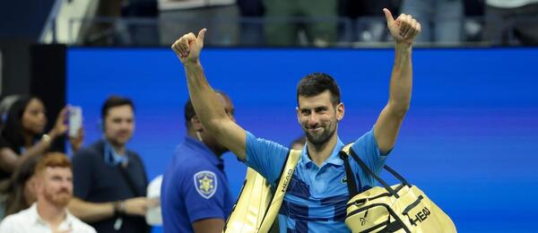 Tenis, ATP, Novak Djokovič děkuje divákům po vypadnutí z US Open, grandslam