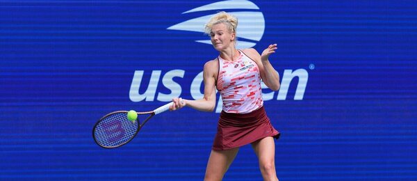 Tenis, WTA, Kateřina Siniaková na grandslamu US Open, New York, USA