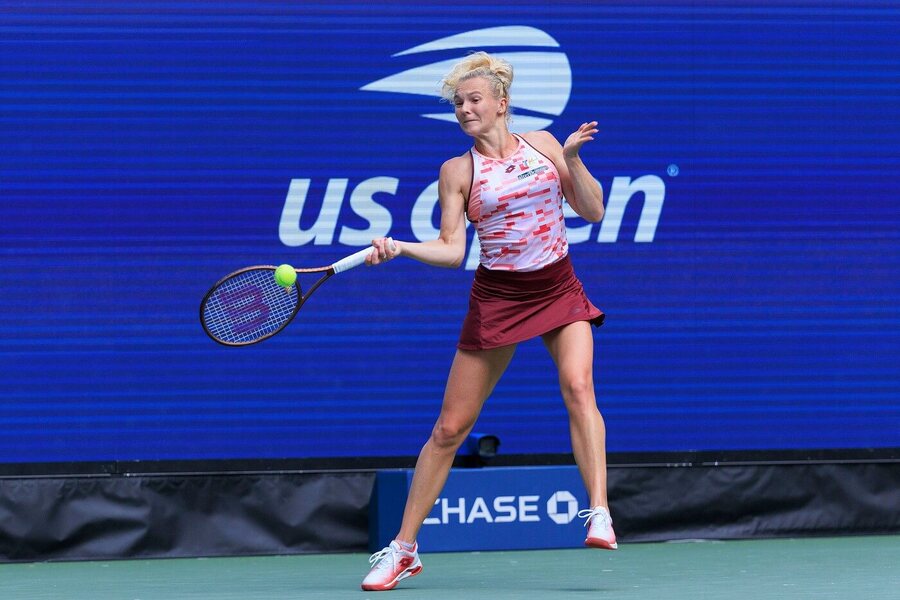 Tenis, WTA, Kateřina Siniaková na grandslamu US Open, New York, USA