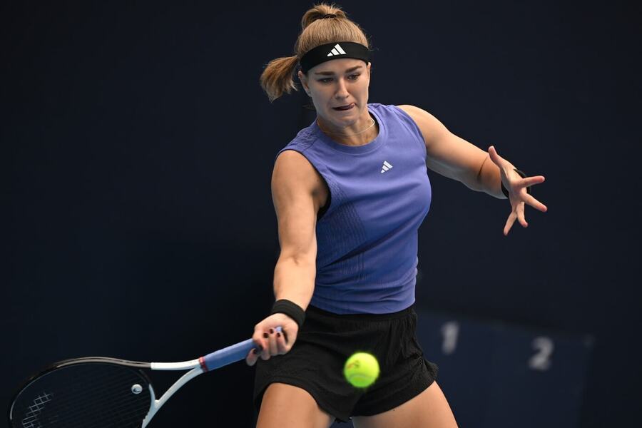 Tenis, WTA, Karolína Muchová během zápasu na WTA Beijing, China Open