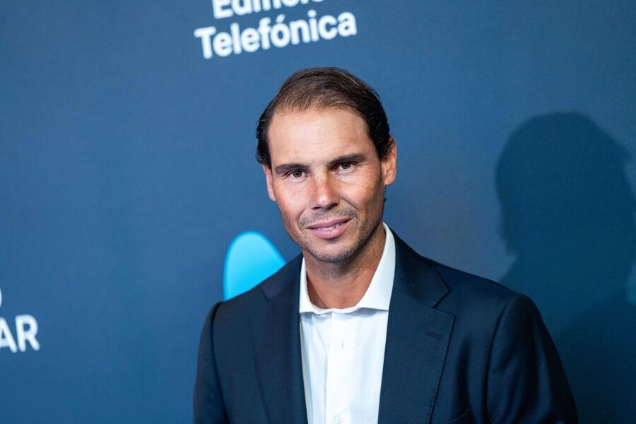 Tenis, ATP, Rafael Nadal během akce firmy Movistar, Madrid