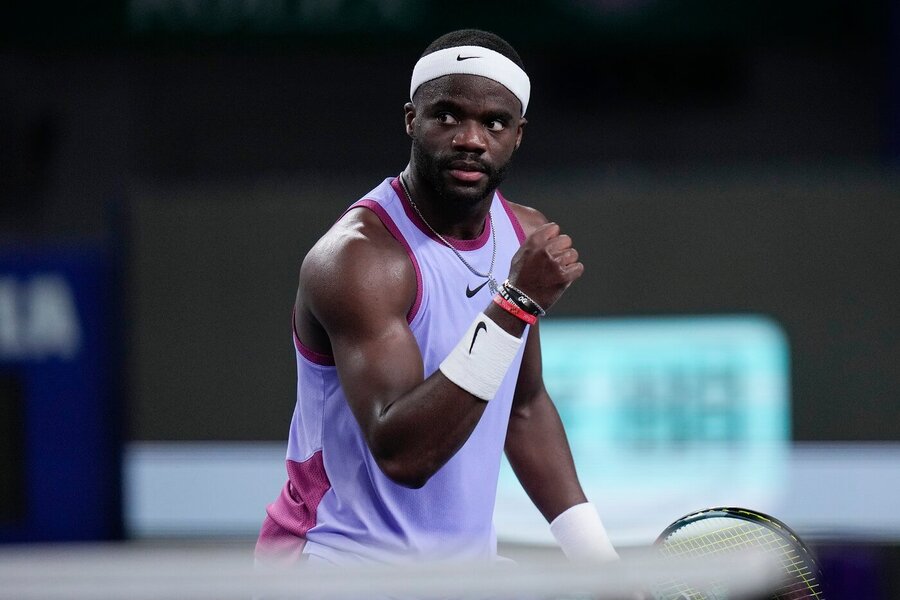 Tenis, ATP, Frances Tiafoe během turnaje v Šanghaji, Masters, Čína