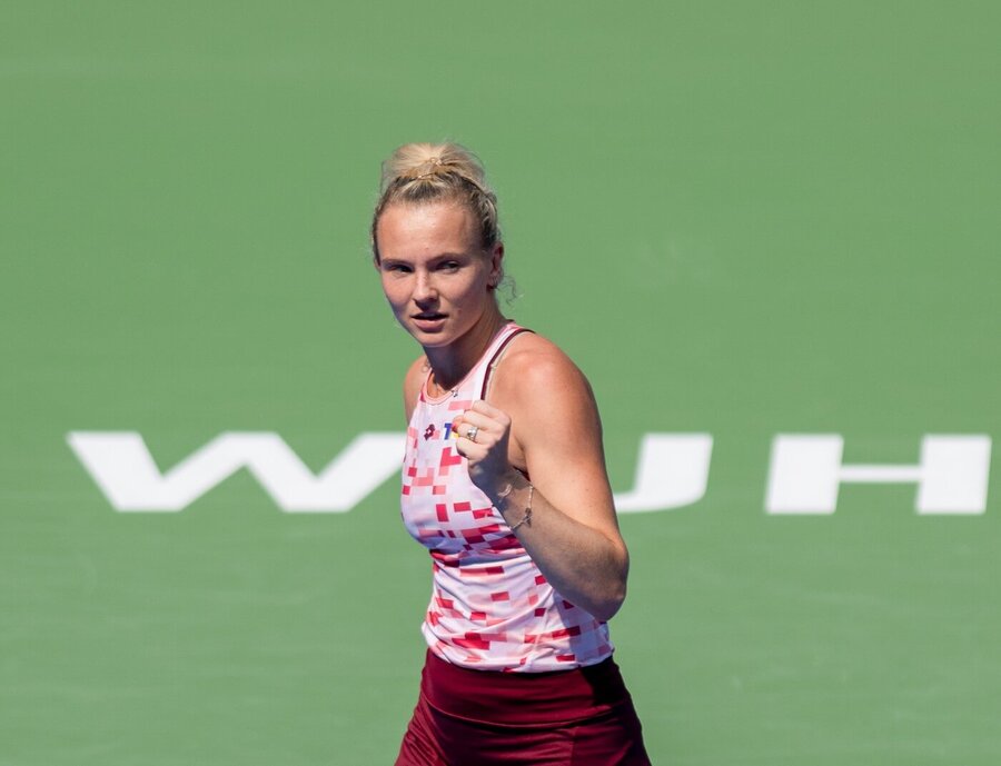 Tenis, WTA, Kateřina Siniaková na turnaji ve Wuhanu, Čína