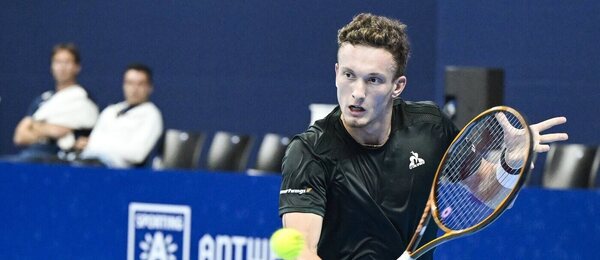 Tenis, ATP, Jiří Lehečka na turnaji v Antverpách, Belgie