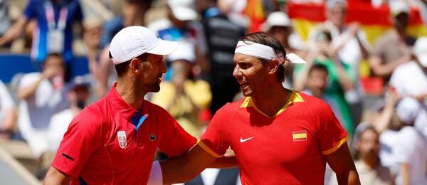 Tenis, ATP, Novak Djokovič a Rafael Nadal na olympiádě v Paříži, Francie