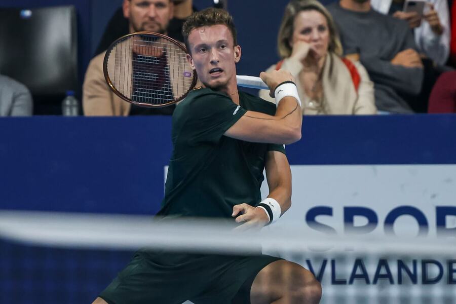 Tenis, ATP, Jiří Lehečka během turnaje v Antverpách, European Open