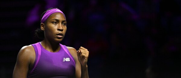 Tenis, WTA, Coco Gauff během Turnaje mistryň, WTA Finals, Rijád