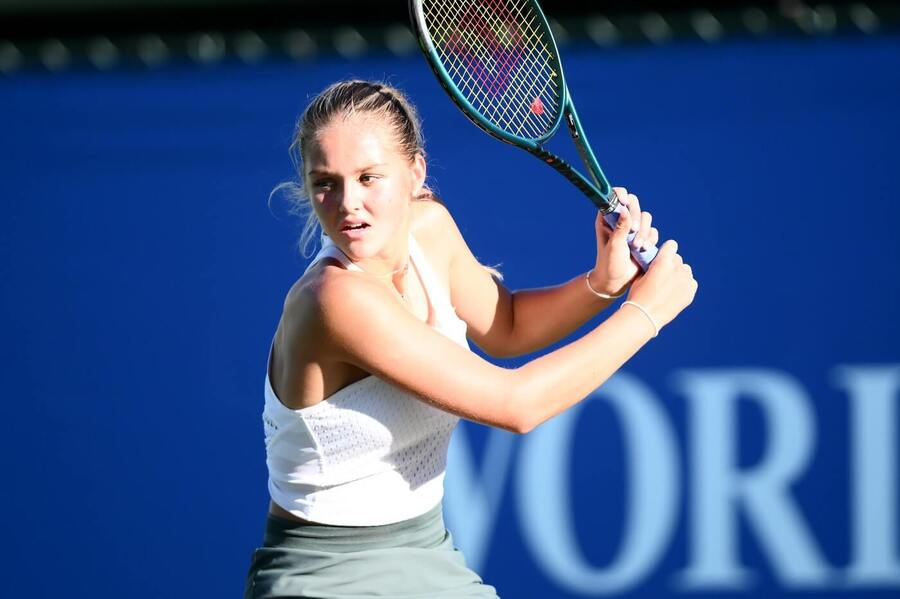 Tenis, juniorka Tereza Krejčová na turnaji v Osaka Mayors Cup, Japonsko