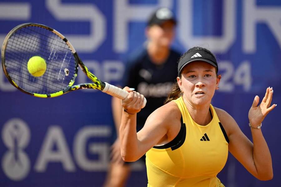 Tenis, WTA 2024 - Dominika Šalková (Česko) na turnaji Prague Open v Praze