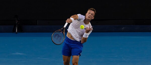 Jiří Lehečka v 1. kole Australian Open 2025