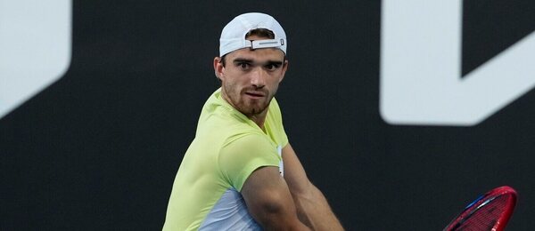 Tenis, ATP, Tomáš Macháč na grandslamu Australian Open, Melbourne