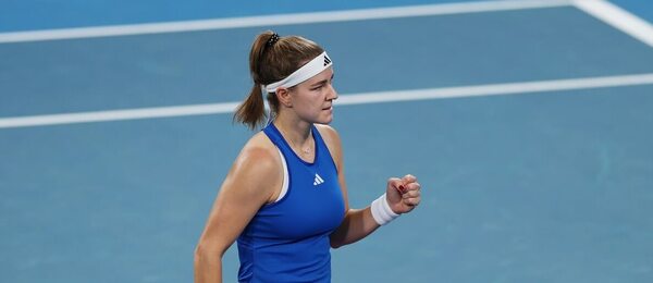 Tenis, WTA, Karolína Muchová během United Cupu v Austrálii, Sydney