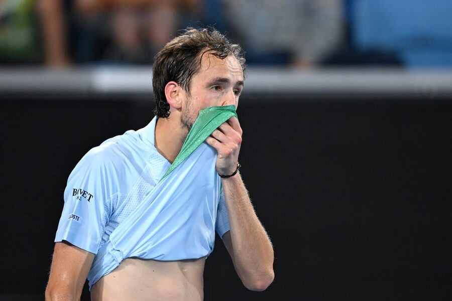 Tenis, ATP, Daniil Medvedev během grandslamu Australian Open, Melbourne