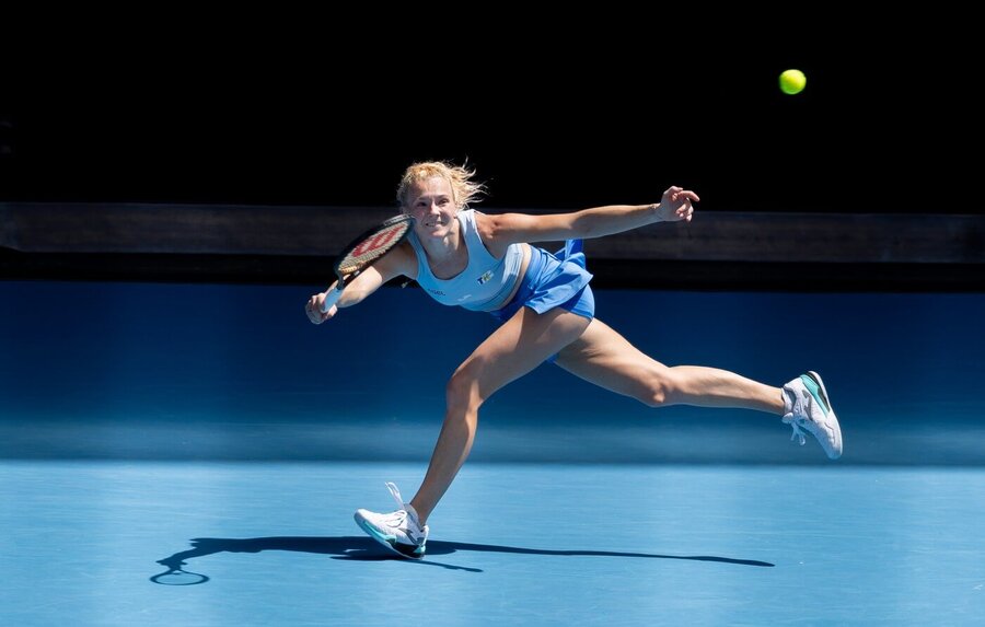 Tenis, WTA, Kateřina Siniaková během Australian Open, Melbourne, grandslam