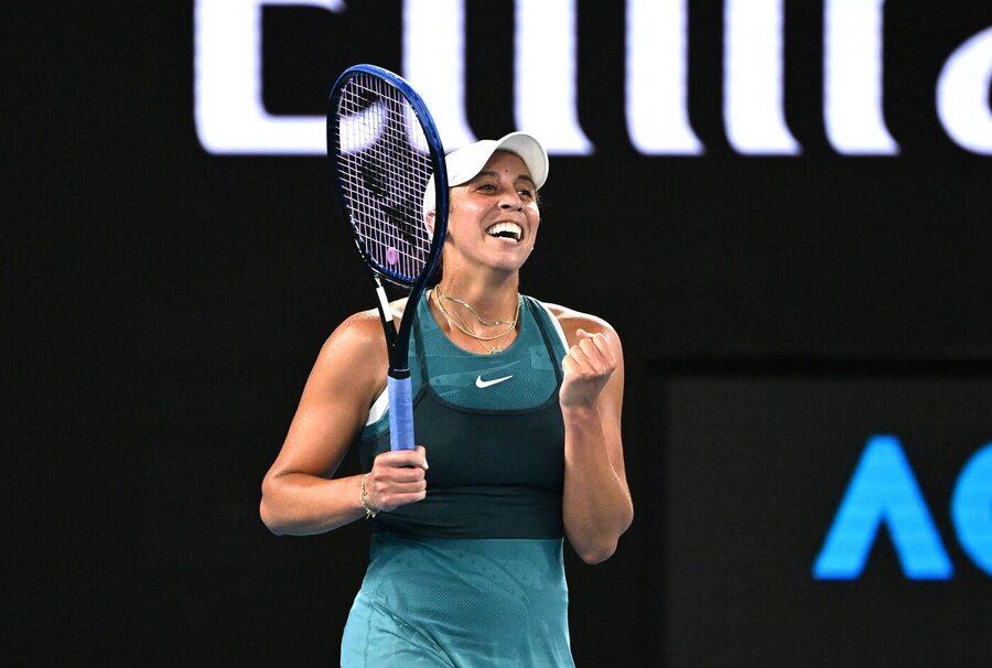 Tenis, WTA, Madison Keys při semifinále Australian Open, Melbourne, tenis