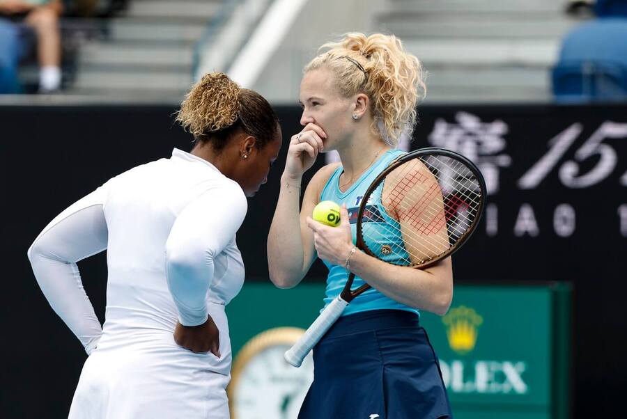 Tenis, WTA, Kateřina Siniaková a Taylor Townsend na Australian Open, Melbourne, grandslam