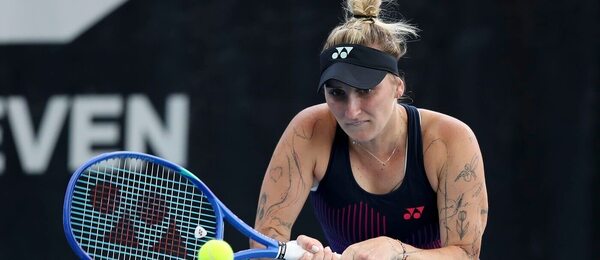 Tenis, WTA, Markéta Vondroušová během turnaje v Adelaide v Austrálii