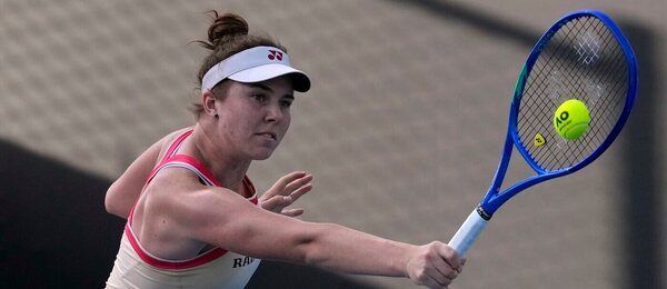 Tenis, WTA, Linda Nosková během Australian Open, grandslam, Melbourne