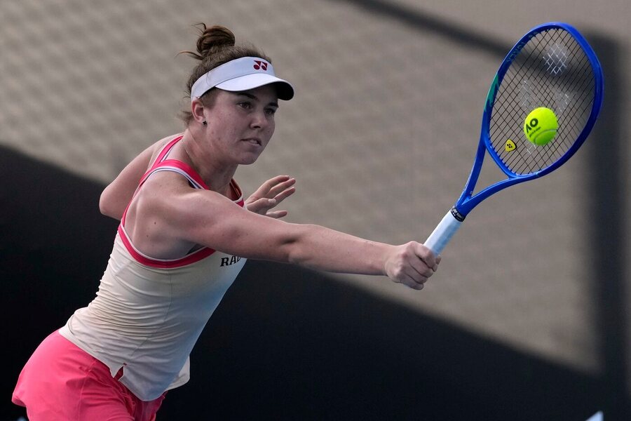 Tenis, WTA, Linda Nosková během Australian Open, grandslam, Melbourne